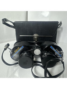 Vintage Tasco Zoom Model No. 117 Binoculars Fully Coated Optics 7X-15X35 W/Case